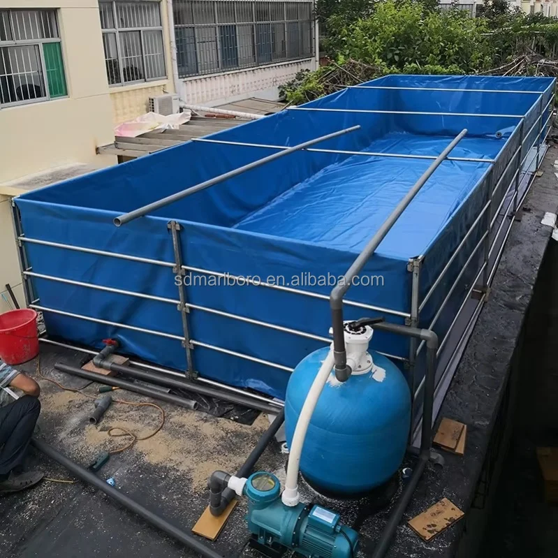 SDM Agricultural Equipment Fish Pond Plastic Square Shape Fish Farming Tank Manufacturer