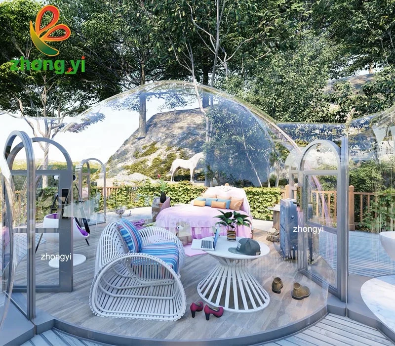 Уличная поликарбонатная палатка Igloo прозрачная Праздничная геодезическая водонепроницаемая купольная для курорта
