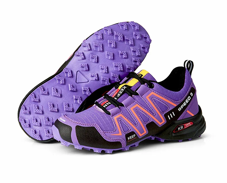NEW Unisex Solomon Speed Cross Gripping Cushioning Hiking Shoes for Cross-Country Running and Trekking