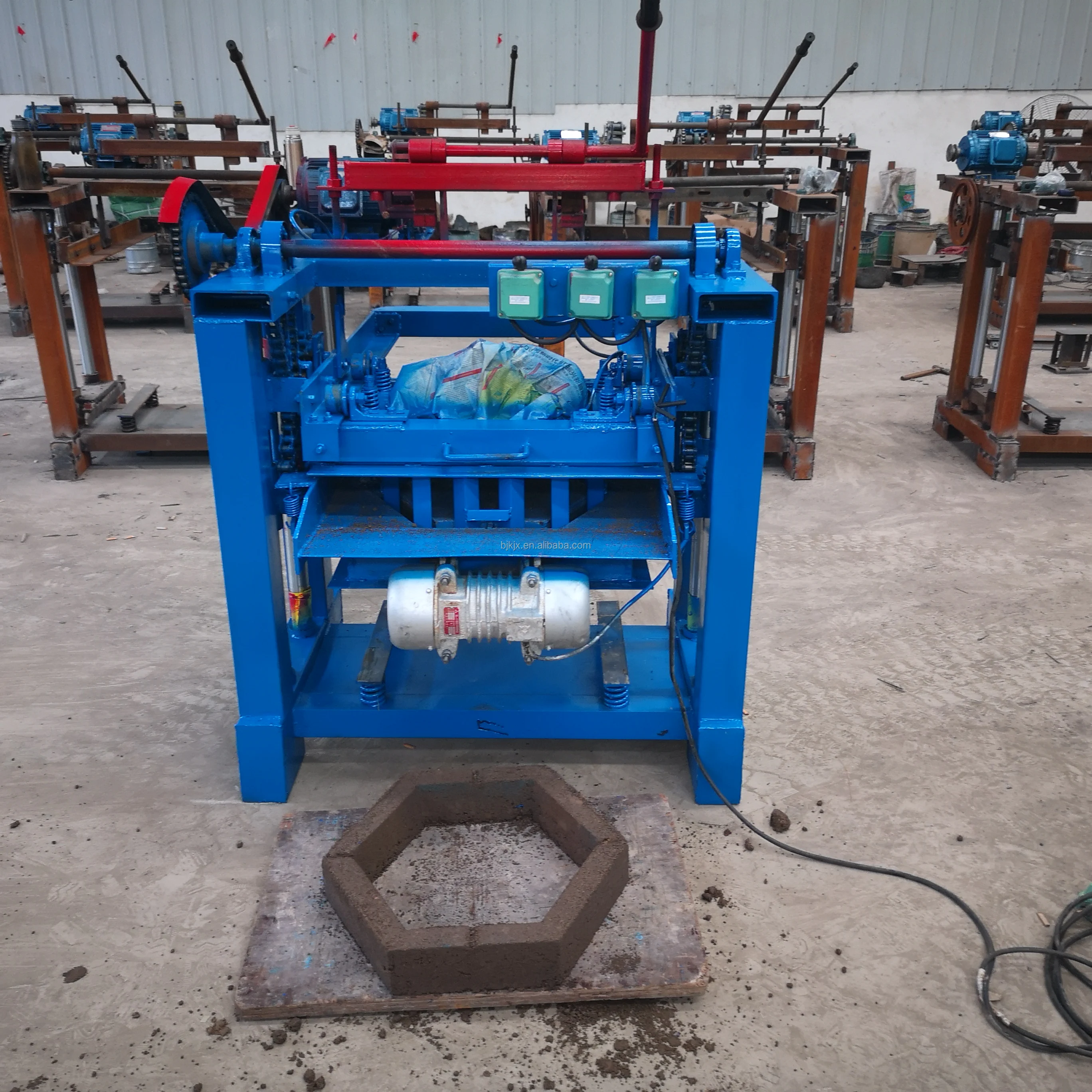 building face brick mass concrete solid hollow commercial set brick making ecological machine moc brick