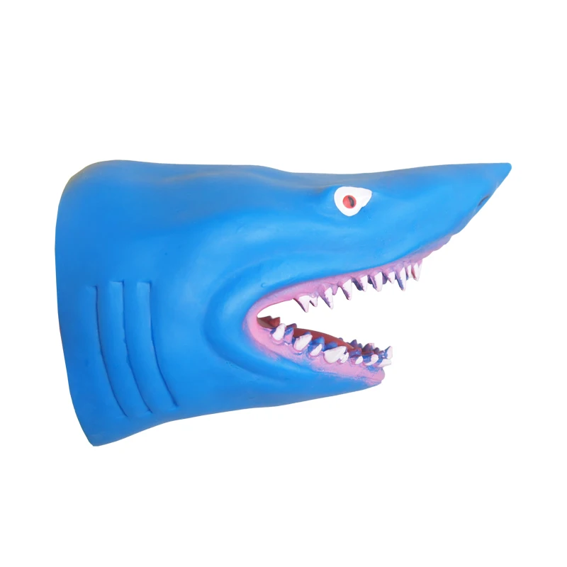 2022 Funny Novelty Sea Animal Toy TPR Plastic Dophin Hand Puppet Toy