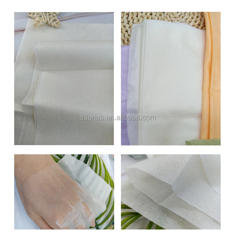 36gsm Herbal Fiber Manufacturer Spunlace Rolls Skin Care Spunlace Fabric Face Mask Raw Material