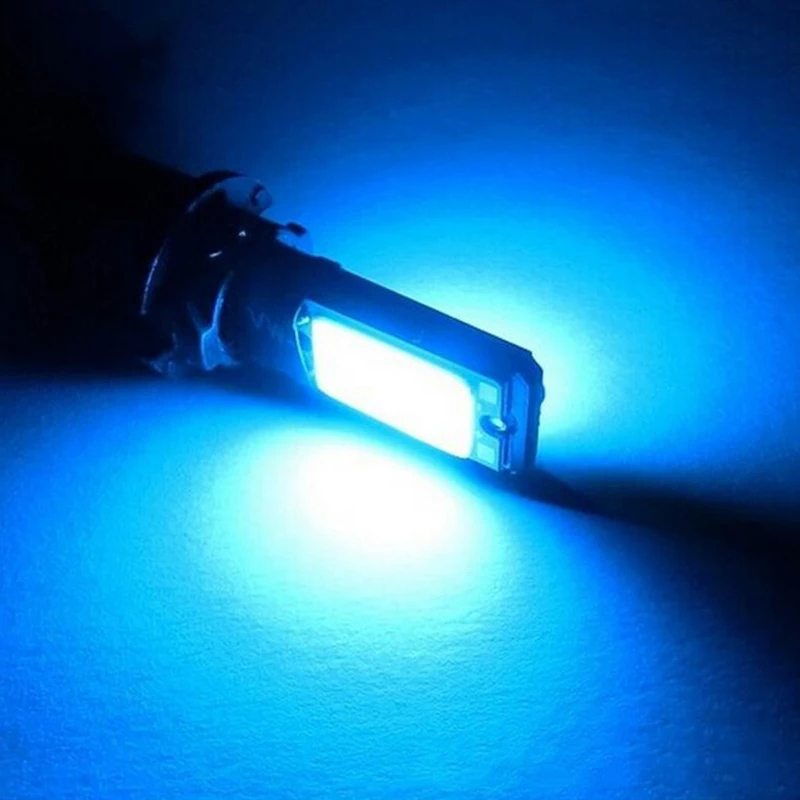 Car LED T10 W5W 194 2COB 2W t10 Led Bulb Car License Plate Lights Clearance Lamp Reading Light Bulbs Cold White Ice Blue