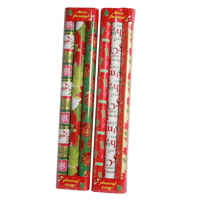 Christmas wrapping paper , packaging rolling paper