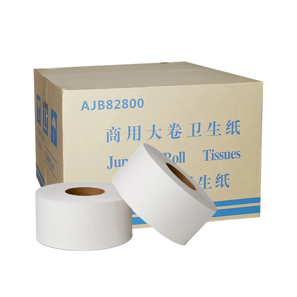 Commercial Ultra Soft Bathroom Tissue 12 Jumbo Roll,2-ply Jumbo Roll Toilet Paper  For Business