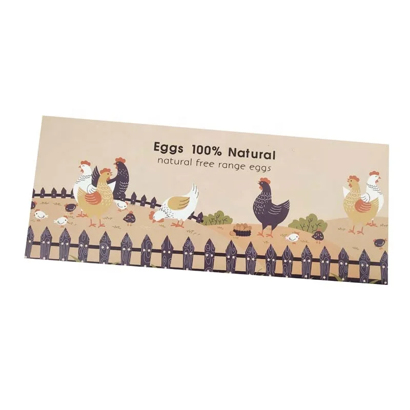 New Design Corrugated Paper Drawer Egg Box Durable Folding Flat shipment Egg Storage Box Size Custom 10 Cells 12 Cells Egg Boxes