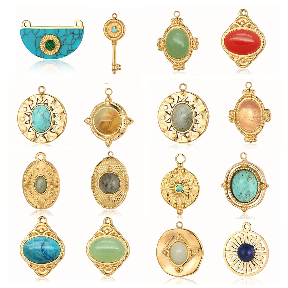 Multi Styles Stainless Steel Fashion Jewelry Pendants Charms for Necklace