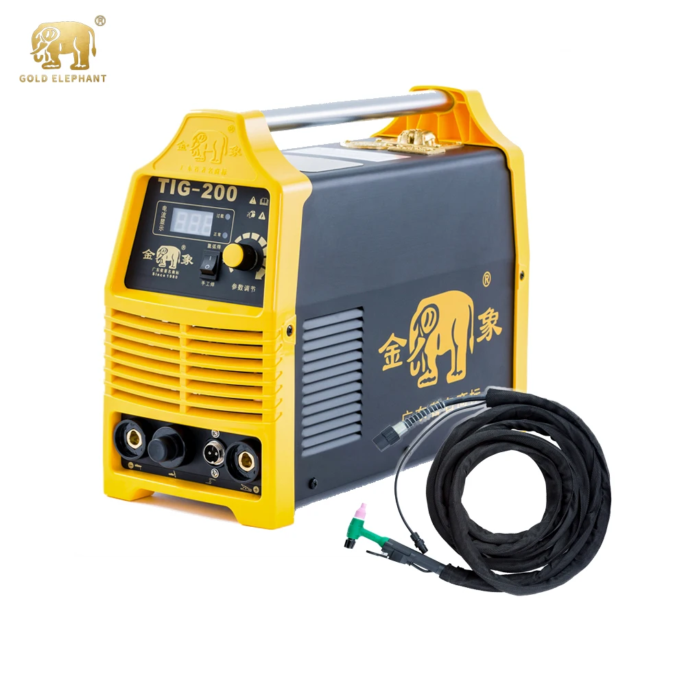 TIG-200 IGBT DC инвертор однофазный высокочастотный портативный аргон газ GTAW/SMAW нержавеющая сталь сварочное оборудование