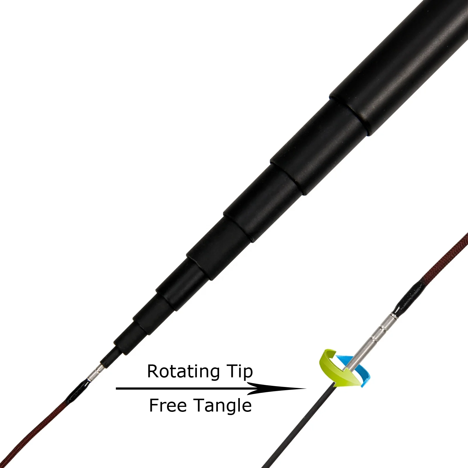 Удочка Tenkara для ловли нахлыстом Ультралегкая портативная складная удочка из углеродного волокна путешествий 12 13 футов жесткая мини-удочка рыбалки 20 шт.