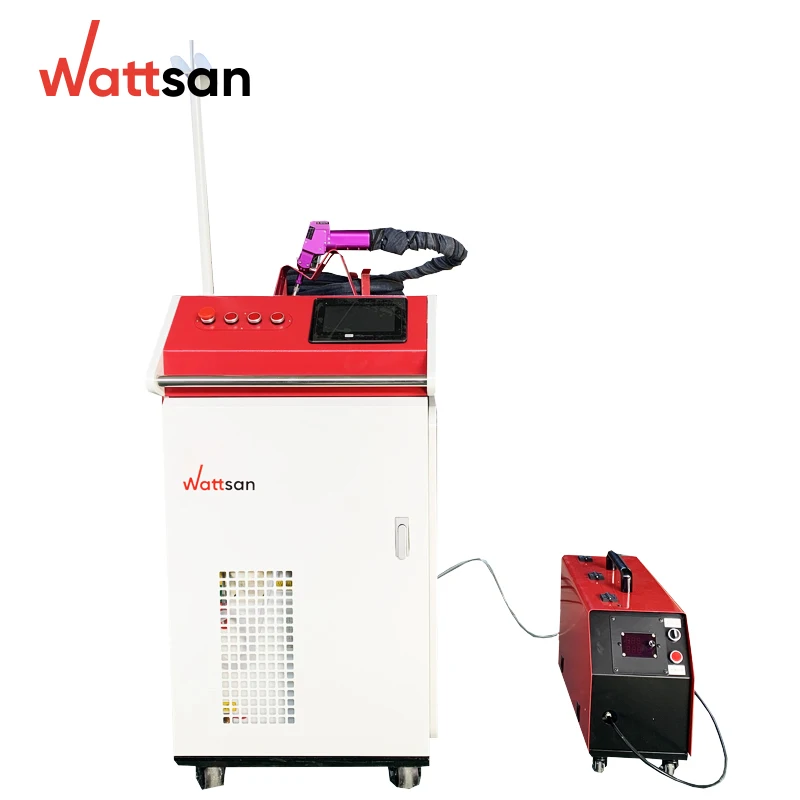 Wattsan Горячая продажа Портативный 1500W волоконно-оптический лазерный сварочный