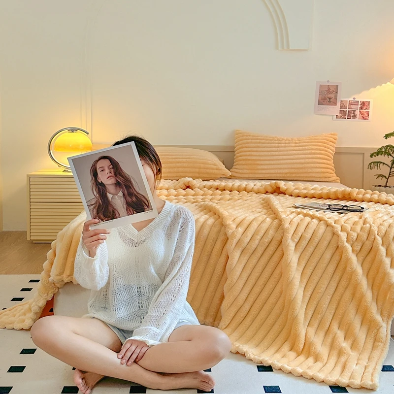 Оптовая продажа уютное теплое одеяло из искусственного меха