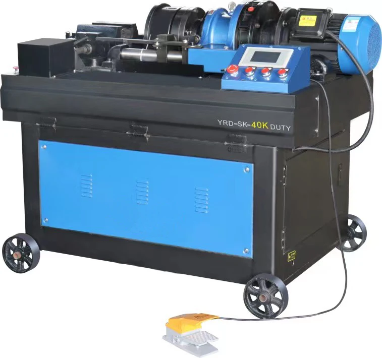 HGS-45  4kw 16-32mm cnc thread rolling machines  electric fully automatic rebar thread rolling machine