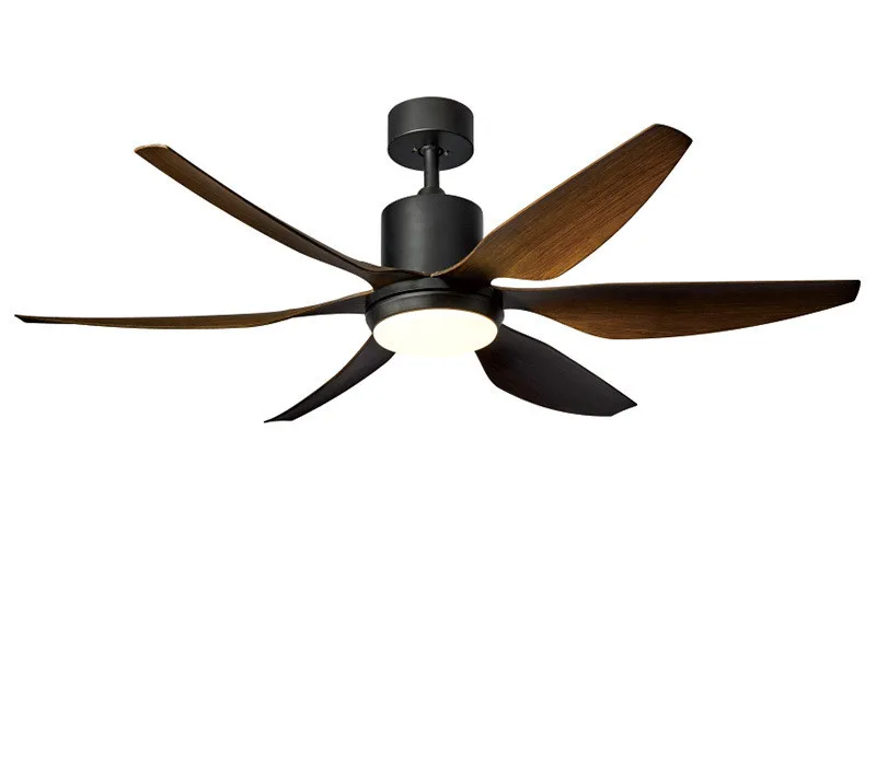 Household ceiling fan with light, high wind power, DC frequency conversion and mute 66 inches