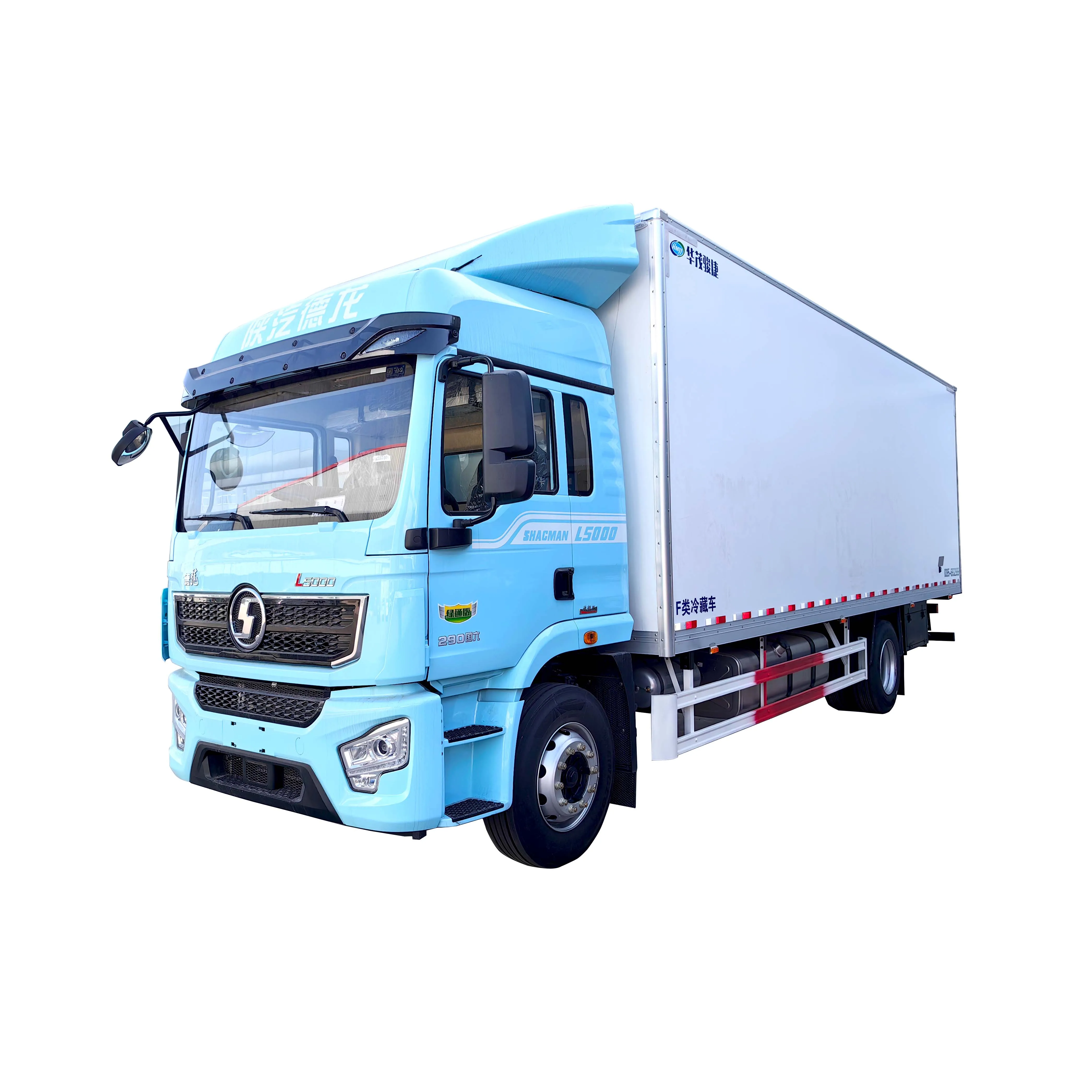 Made in China Shaan auto refrigerated card 18 tons refrigerator rewang refrigerated heavy trucks