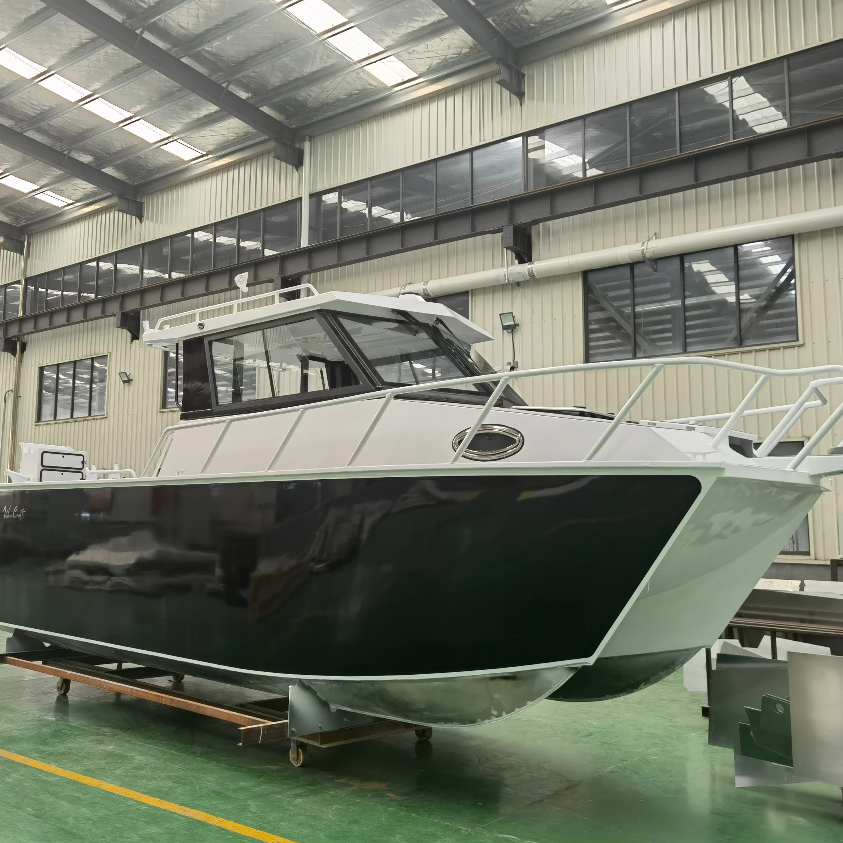 8m 26.5ft Aluminium luxury yacht speed twin hull cabin cruiser power fishing catamaran boat for sale