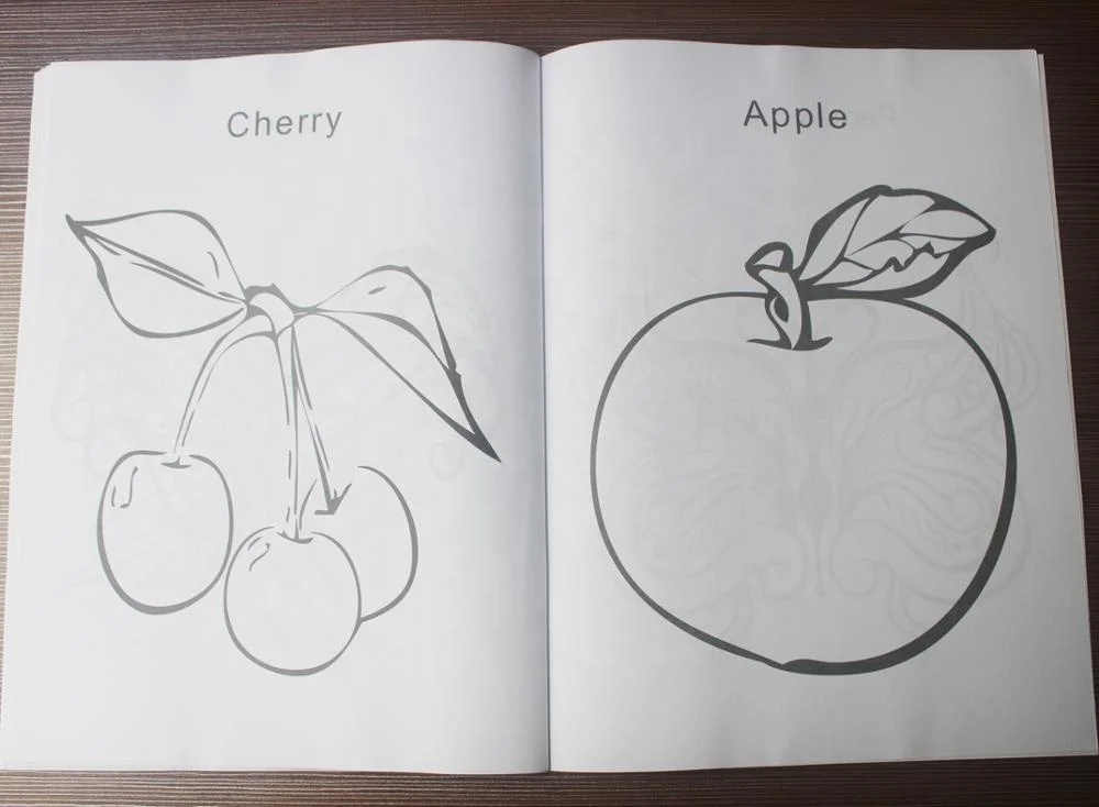 
2020 diversified latest designs high quality children drawing book with colors 