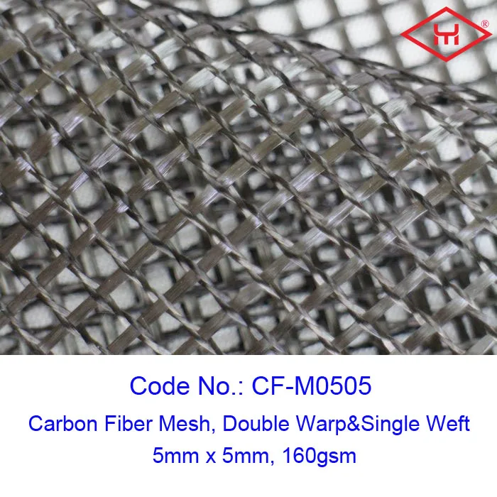 5mmx5mm carbon fiber mesh for concrete