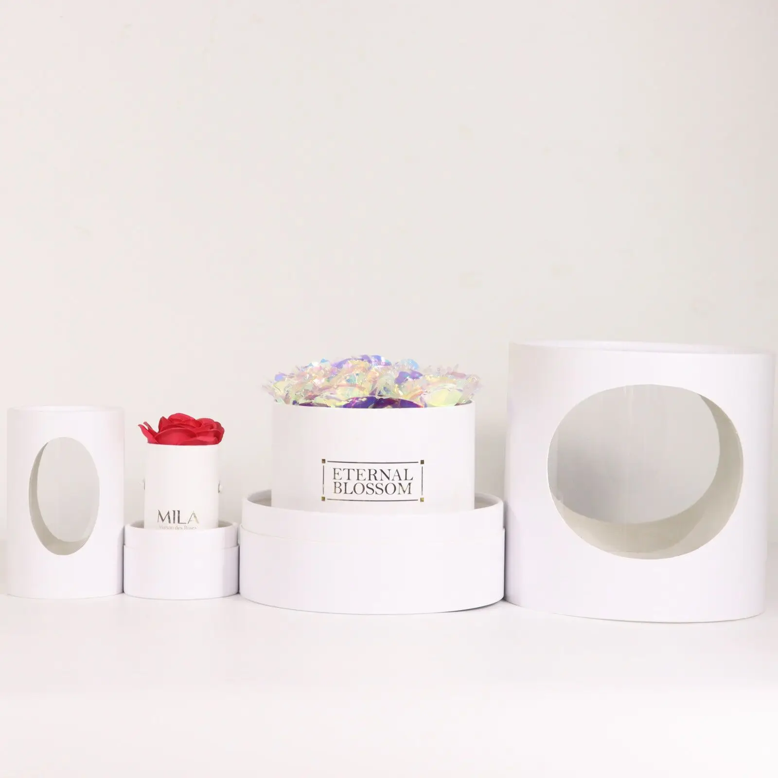 Оптовая продажа, заводская цена, цветочные коробки для доставки, складные коробки для блокировки, доставка цветов, букет, почтовый ящик с лотком, картонный