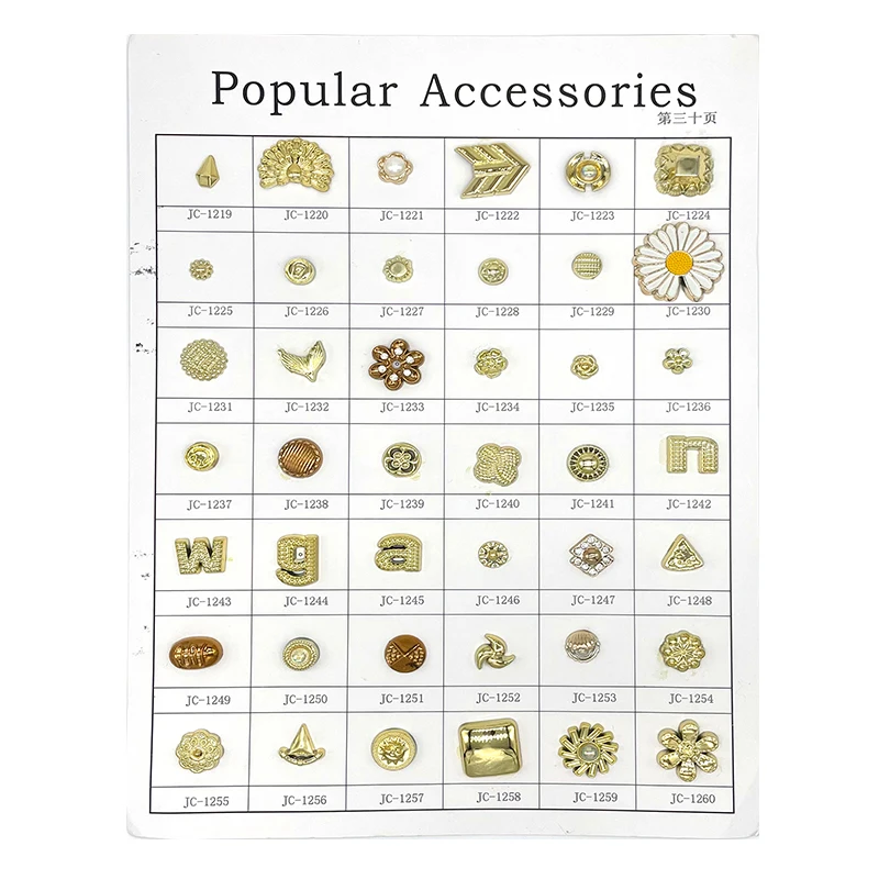 Wholesale rivet plastic beautiful rivet clothing shoes decoration