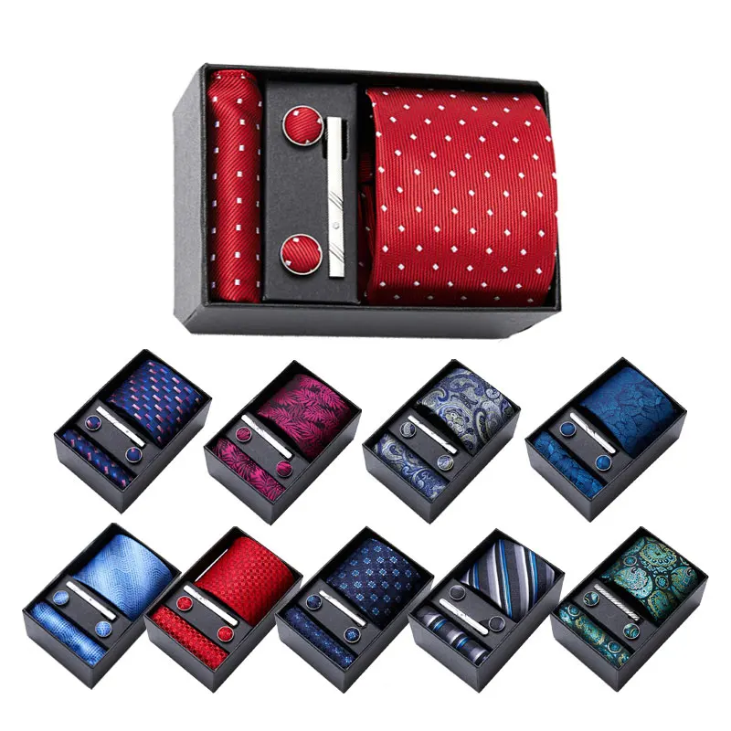 Новинка 2022, мужской галстук с логотипом на заказ, 6 шт., деловой Свадебный галстук, мужской галстук, оптовая продажа, мужской комплект