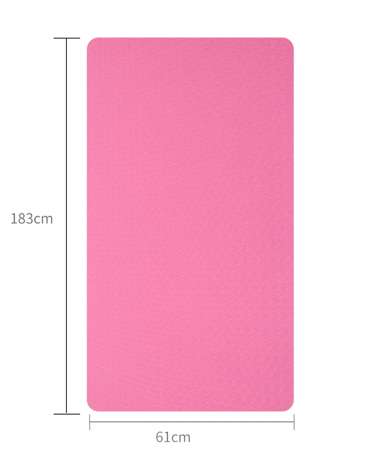 
TPE Eco-Fiendly Fitness Exercise Yoga Mat 