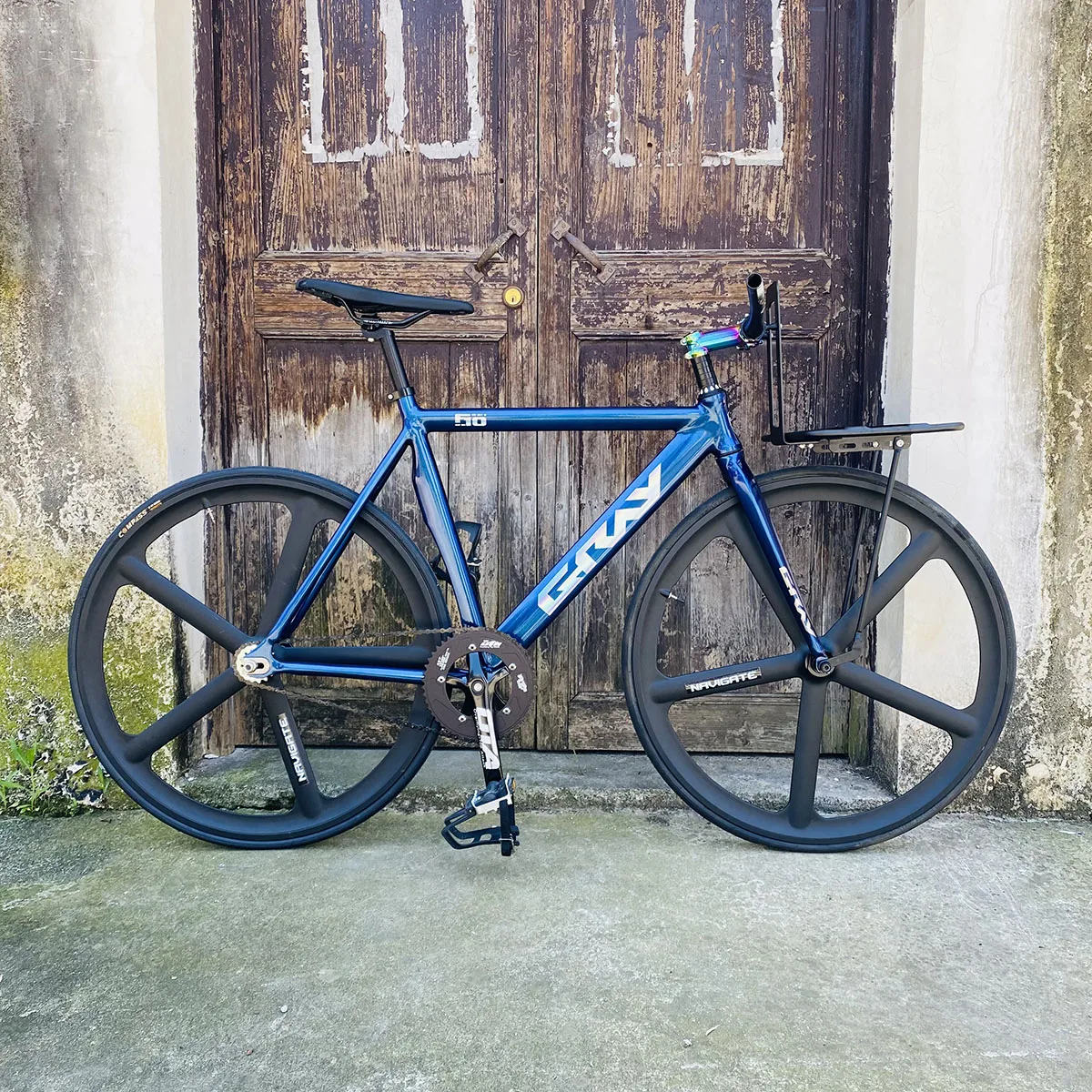 Track bike wheel 700C bike Magnesium Alloy wheelset 5 spokes Mag wheel fixed gear Bicycle RIM