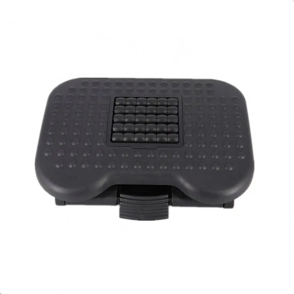 Angle height adjustable plastic massage  footrest foot rest