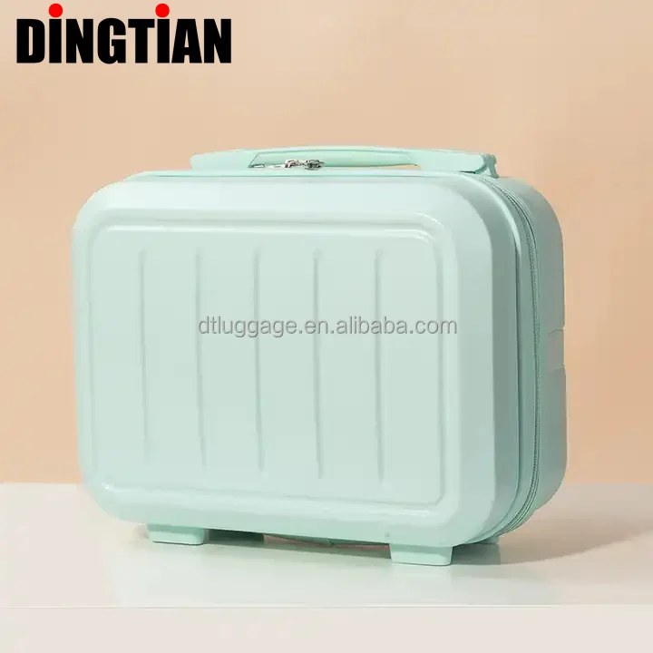 Mini Size 100% PP Material Suitcases Portable Bag for Student Travel Business 14 Inch Unisex Cosmetic Cases-Malas de viagem