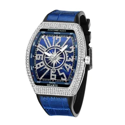 PINTIME Factory Best Selling Hip Pop Iced Out Watch Popular product Wrist Famous Brand Watch Luxury Hollow Watch