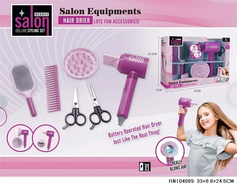 Christmas Birthday Gifts deluxe styling set light and sound Perm toys