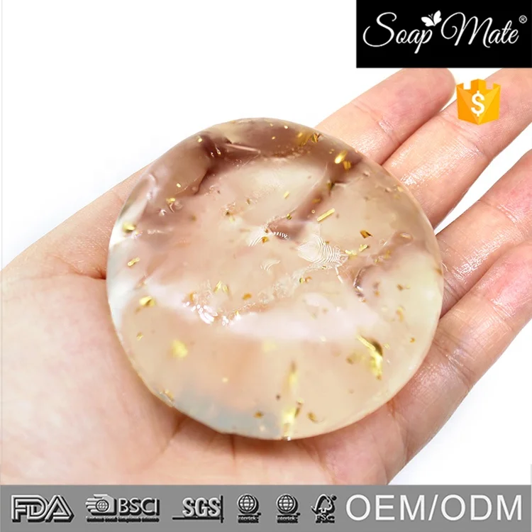 Skin Lightening Anti Wrinkle Moisturizing Essential Oil Against Allergies Amino Acid 24k Gold Face Natural Soap