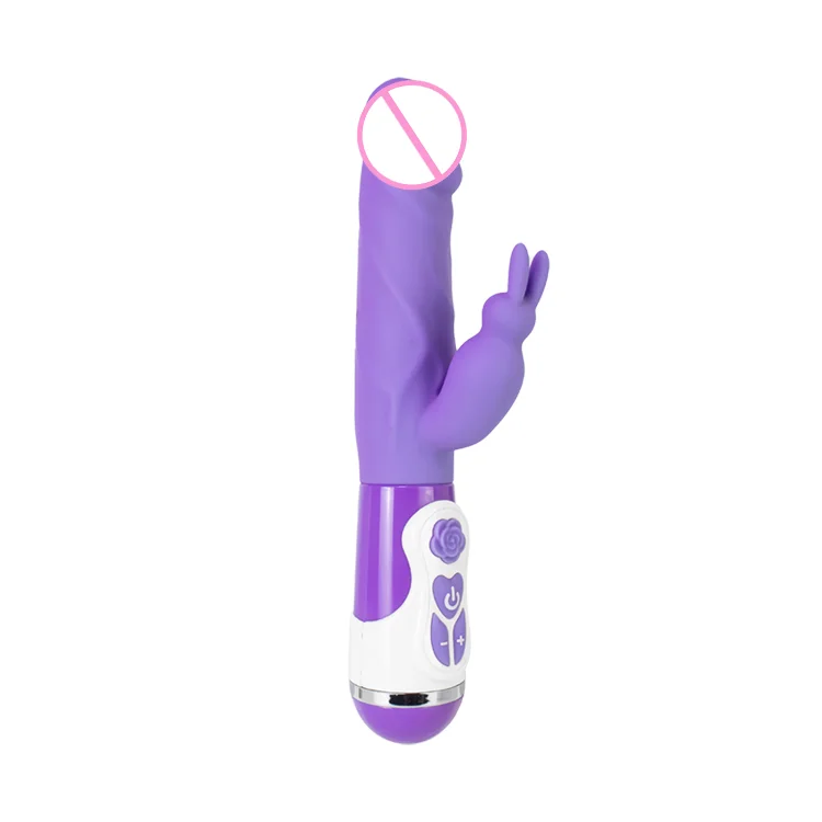 
rechargeable Rotation dildo vibrator Silicone Shaft Rabbit Vibrator g spot Dildo Adult Sex toy For women 