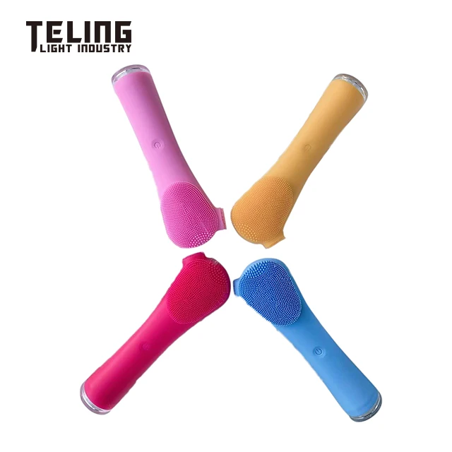 Electric Face Beauty  Cleanser Face Washing Cleaning   Silicone Facial Cleansing Brush