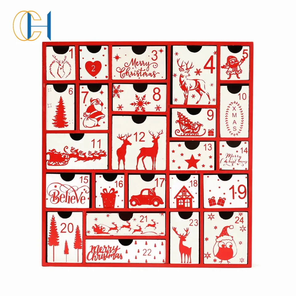 C&H Book Shape 12 Divide Toy Advent Calendar Packaging Kids Gadget Surprise Mystery Box Christmas Blind Box