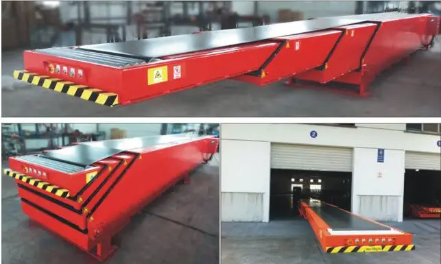 Platform mobile Telescopic truck loading belt conveyor