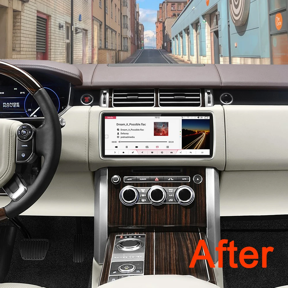 2023 новая автомобильная аудиосистема с GPS DSP OBD2 функциями стерео автомобильный навигационный сенсорный экран для Land Rover Range Sport 2014-2017