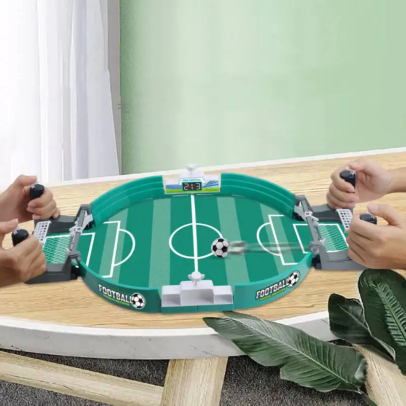 Mini Tabletop Desktop Football Toys Sports Interactive Toys for Parent-Child Puzzle Double Football Match Game Two Player Soccer