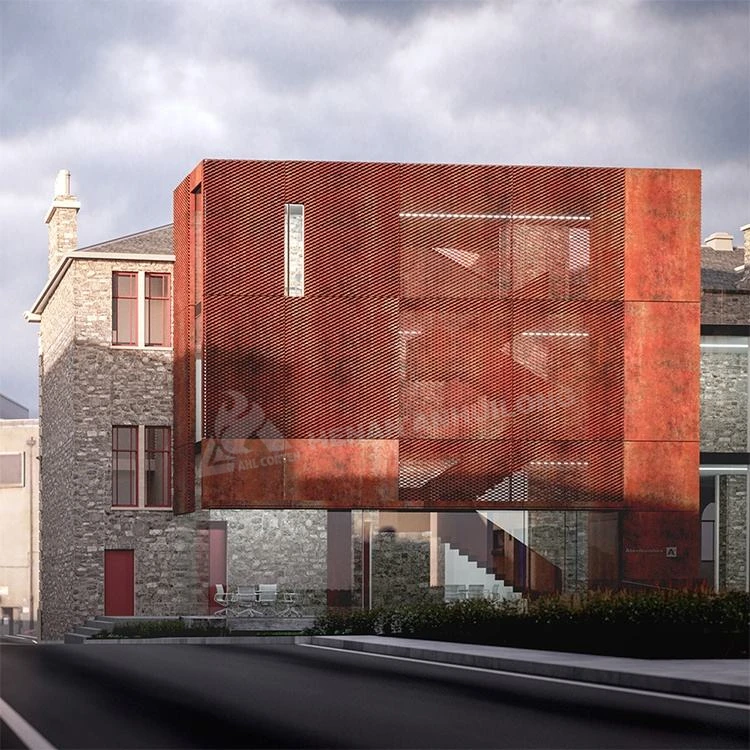 steel plate staircase price design insulated wall sheet galvanized trapezoid siding panel roll strip corten steel cladding