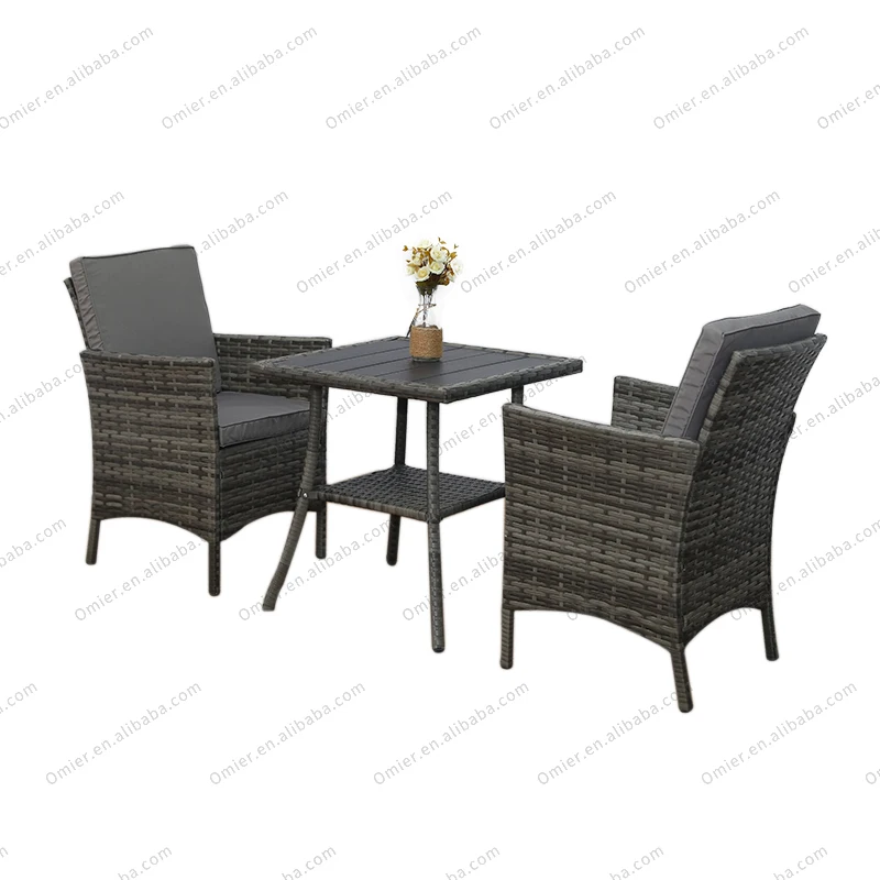 Wholesale OEM Modern Hotel High Quality Back Rattan Chairs Sofa Set Outdoor Party Furniture