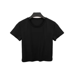 2023 летняя Горячая Распродажа Футболка с принтом Xs - Xl Bodycon женская одежда Топы Новый Модный укороченный топ 2023 женщин