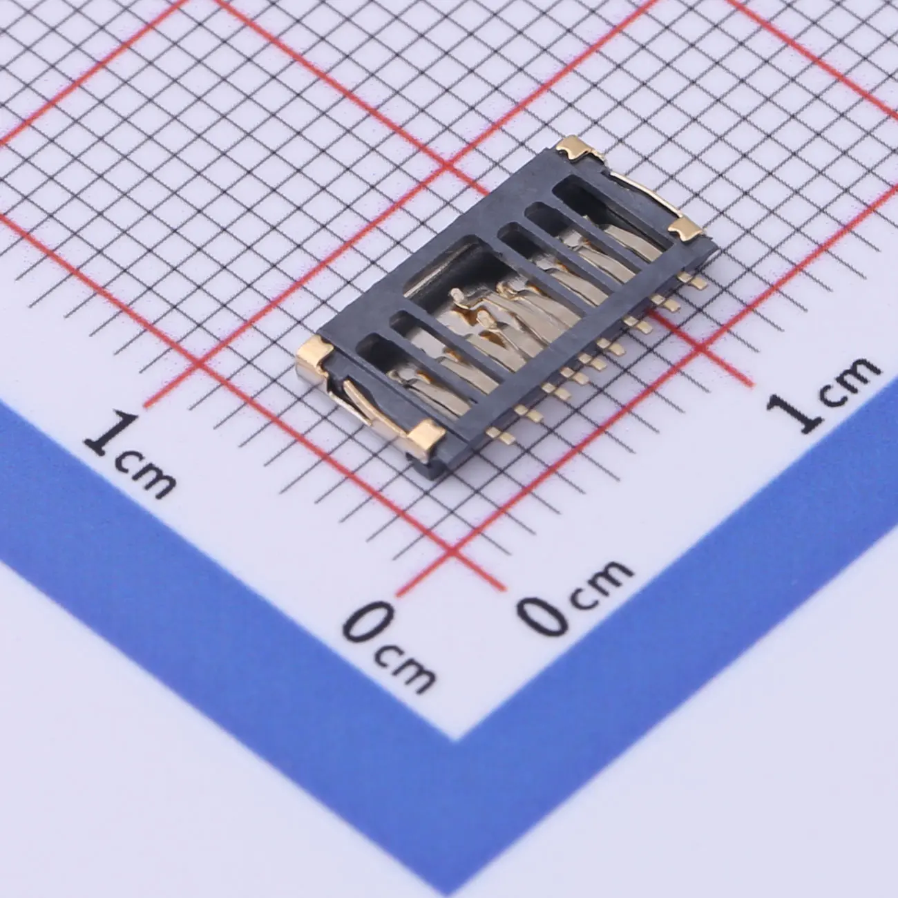 Kinghelm Wholesale TF-9P 1.5height TF Card Connector 9pin SMT push pull middle detection Micro SD Card T-Flash Card Socket pcb