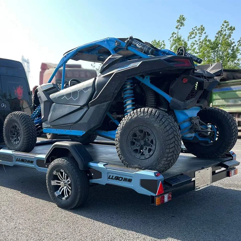 China LUBO  motorcycle & atv trailers small car carrier trailer  UTV ATV trailer