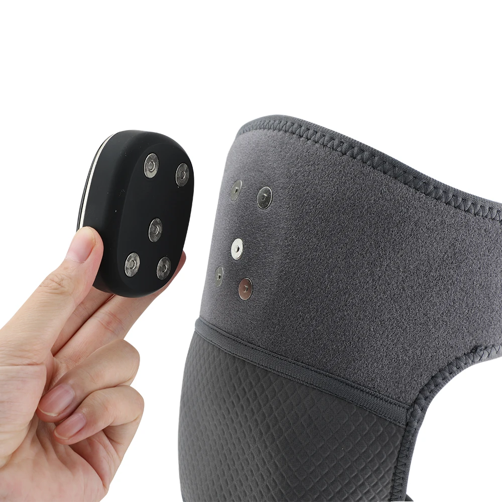 Hot Selling Massage Products Knee Wrap Heat Pad Joint Massage Pain Relief Vibration Infrared Electric Heating Knee Massager