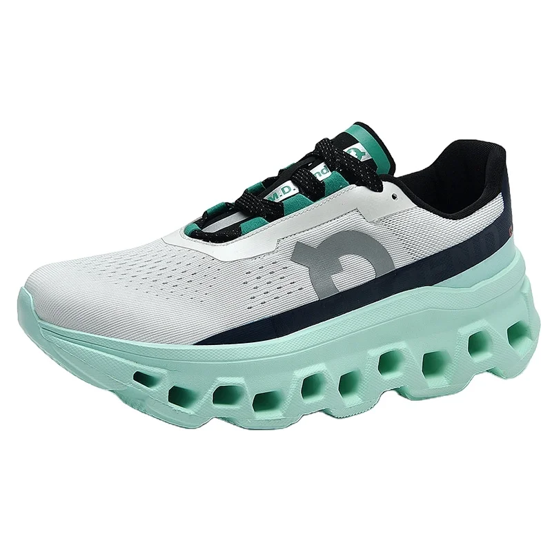 Dropshipping New Fashion Style Fly Knitting Mesh Breathable Comfortable Casual Sports Style On Cloud Running Shoes