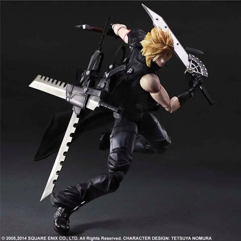 PA  Arts  Final Fantasy VII Advent Children Cloud Strife action figures samurai 1/6 military flexible toy figures