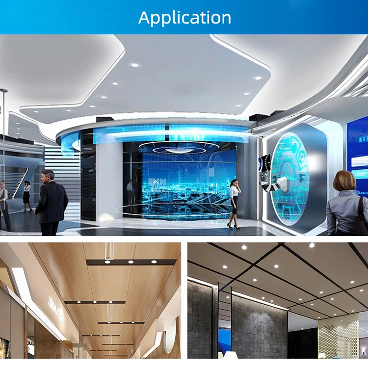 MELINZ Energy Saving Recessed Glass LGP 1.0PS Diffuser 3w 6w 9w 12w 15w 18w 24w Led Panel Light