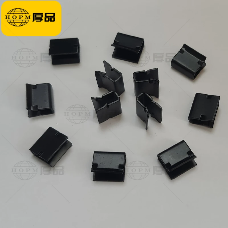 China Manufacturing 4g Black Rotor Balancing Pin Double Hook 65MN Material Spray Fan Balancing Clip