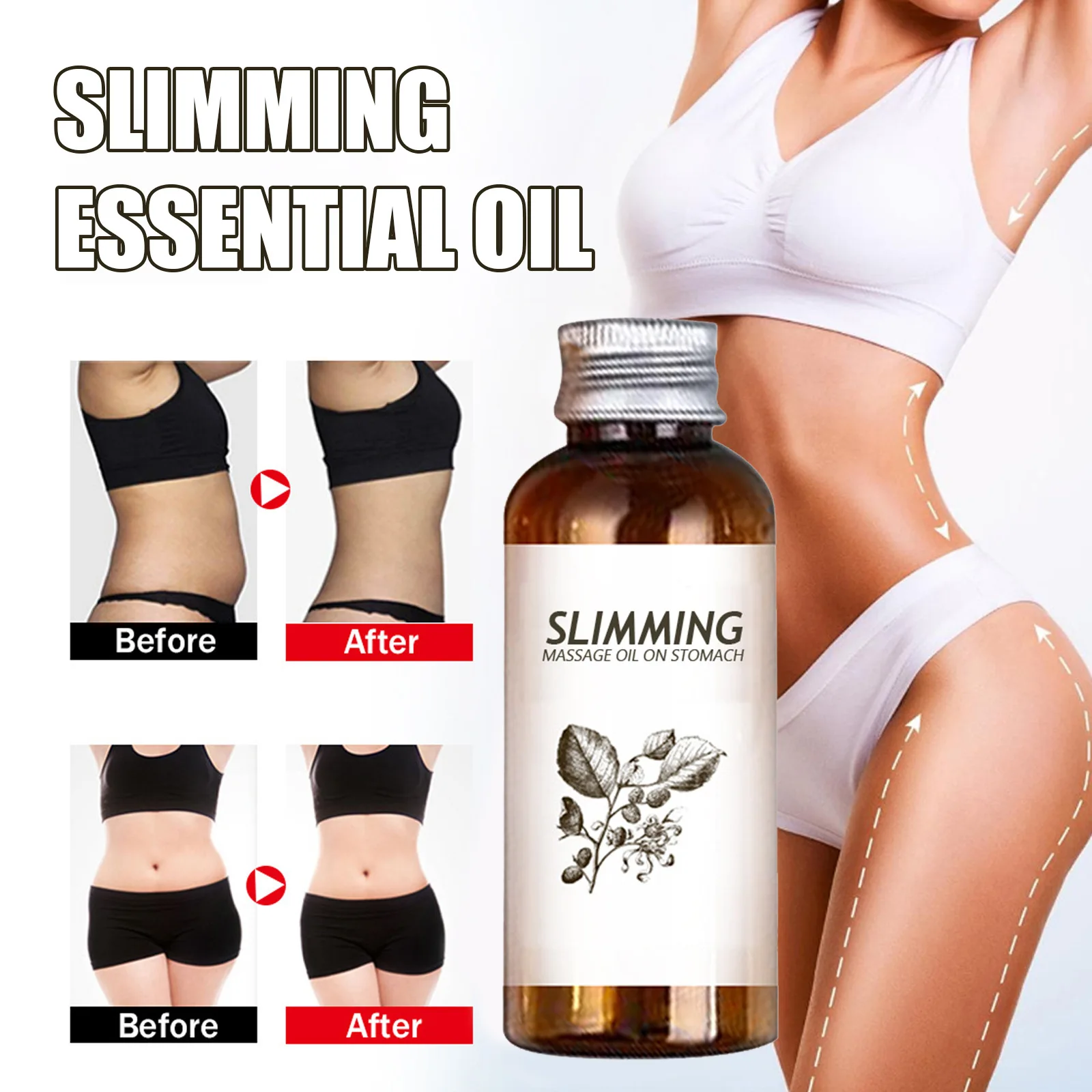 Slimming Products Lose Weight Oils Thin Leg Waist Fat Burner Burning Anti Cellulite Weight Loss Slimming Oil