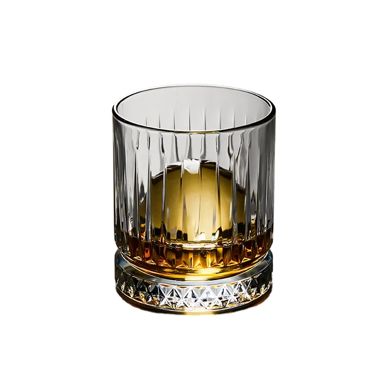 New design Brandy Snifter Whiskey Glass Spin 360 Not Fall Tumbler Wine Glasses Bar Restaurant Top Whisky XO Chivas Rock Cup