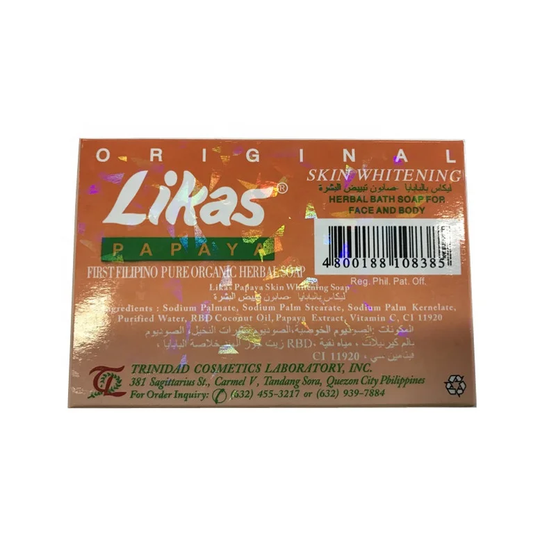 Likas Handmade Natural Herbal skin Whitening Papaya soap